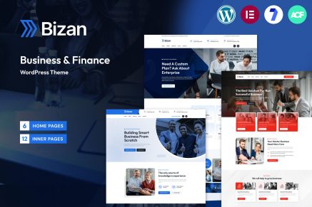 Bizan – Business & Finance Consulting WordPress Th