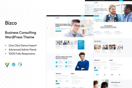 Bizco : Business Consulting WordPress Theme