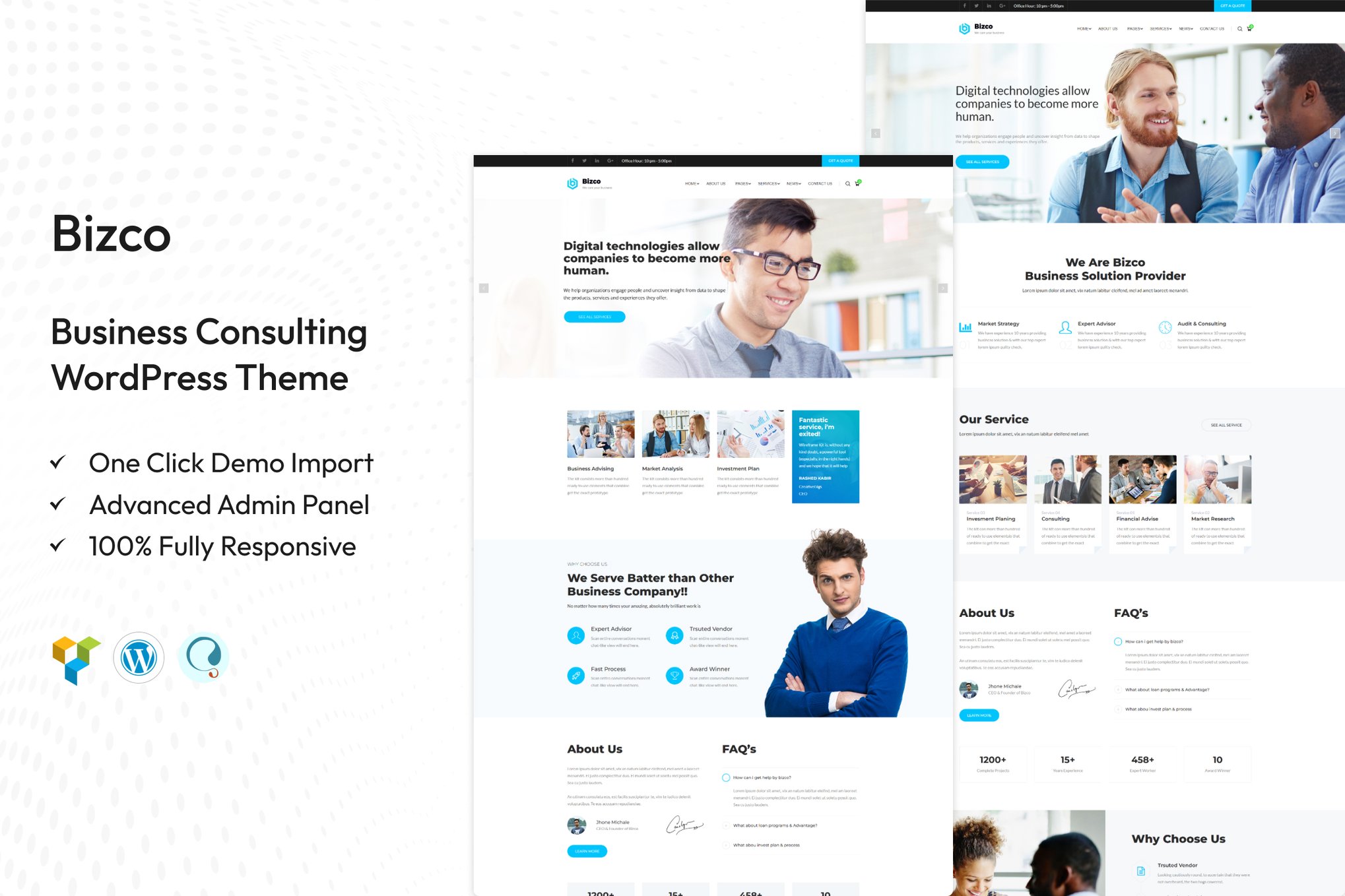 Bizco : Business Consulting WordPress Theme