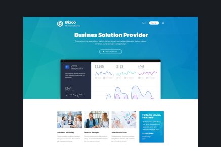 Bizco – Business & Corporate HTML Template
