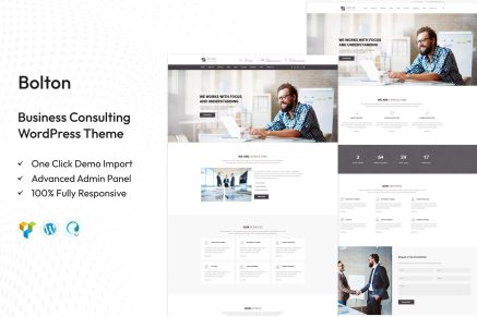 Bolton: Business Consulting Services WP Theme