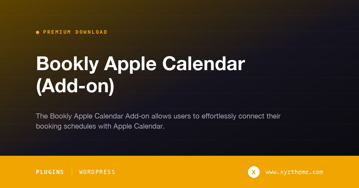 Bookly Apple Calendar (Add-on)