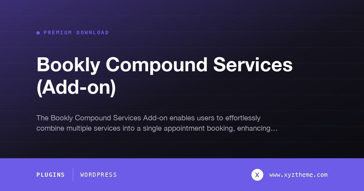 Bookly Compound Services (Add-on)