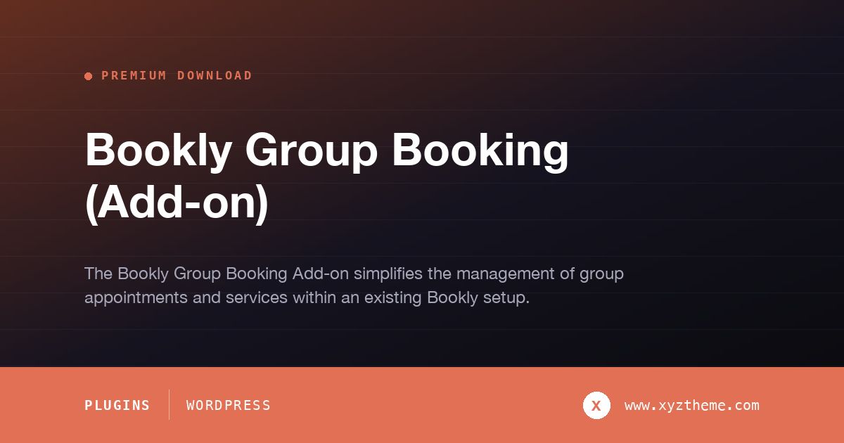 Bookly Group Booking (Add-on)