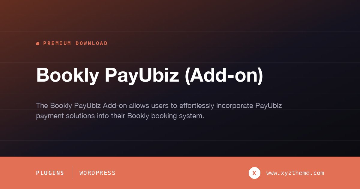 Bookly PayUbiz (Add-on)