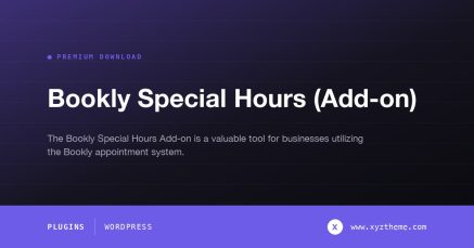 Bookly Special Hours (Add-on)