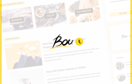 Bouplay WP – Personal News / Magazine Theme