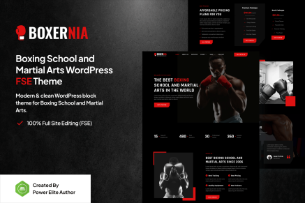 Boxernia – Boxing School & Martial Arts WP Theme
