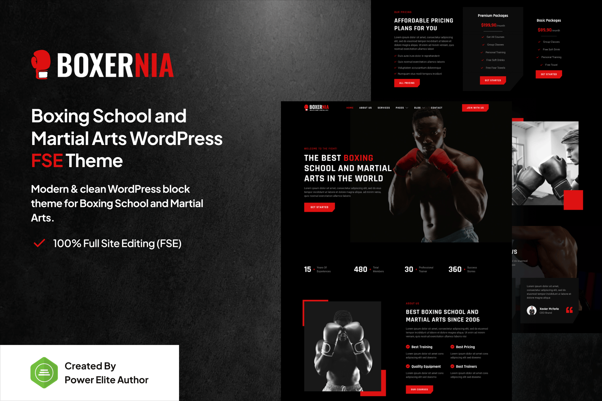 Boxernia – Boxing School & Martial Arts WP Theme