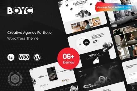 Boyc – Creative Agency Portfolio WordPress Theme