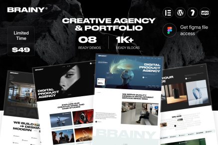 Brainy – Creative Agency & Startup WordPress Theme