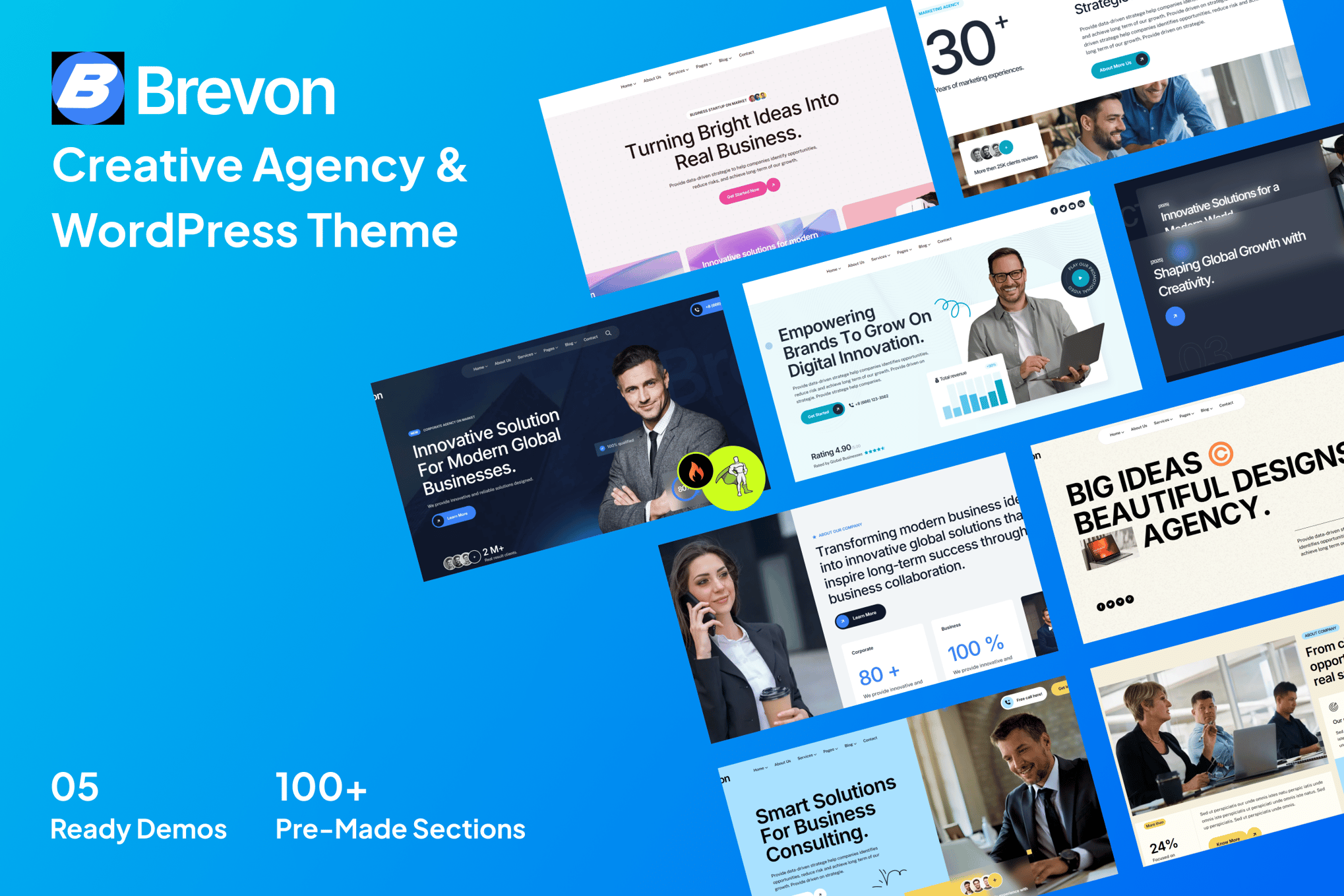 Brevon – Business Consulting WordPress Theme