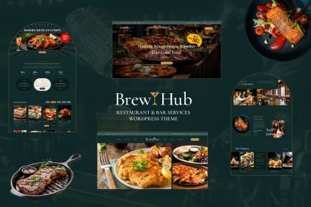 Brewhub – Bar & Restaurant WordPress Theme