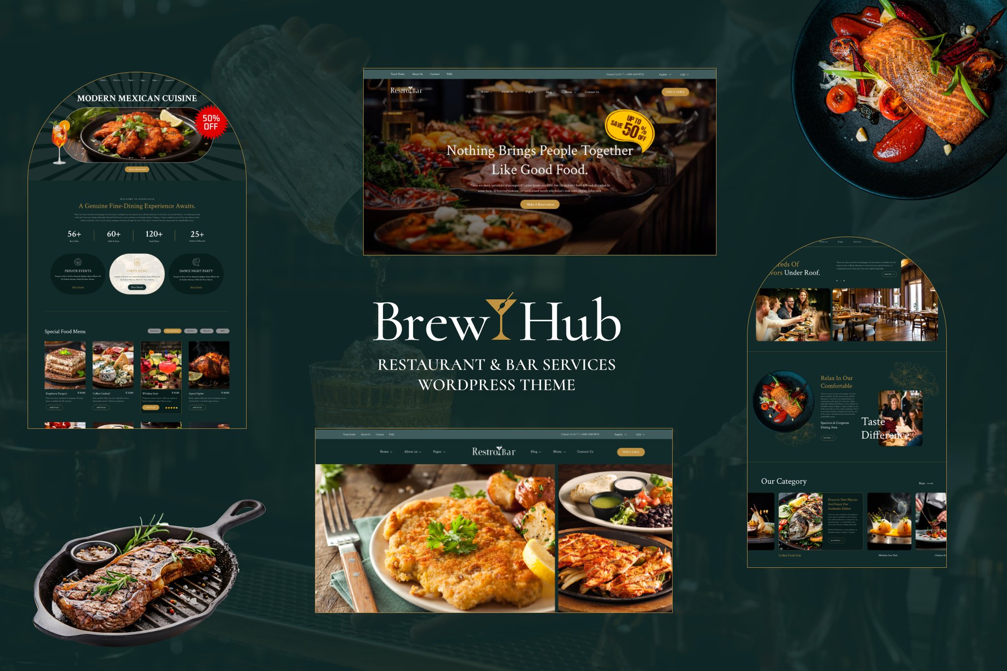 Brewhub – Bar & Restaurant WordPress Theme