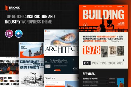 Brickox – Construction & Industry WordPress Theme