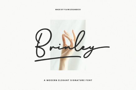 Brinley – Handwritten Script Font