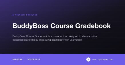BuddyBoss Course Gradebook