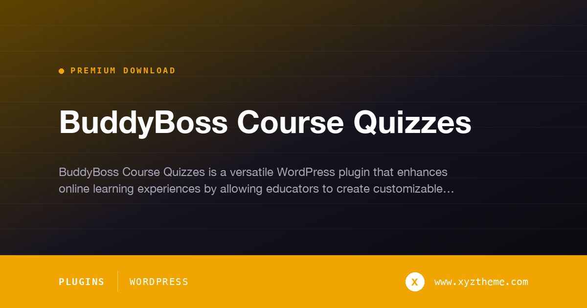 BuddyBoss Course Quizzes