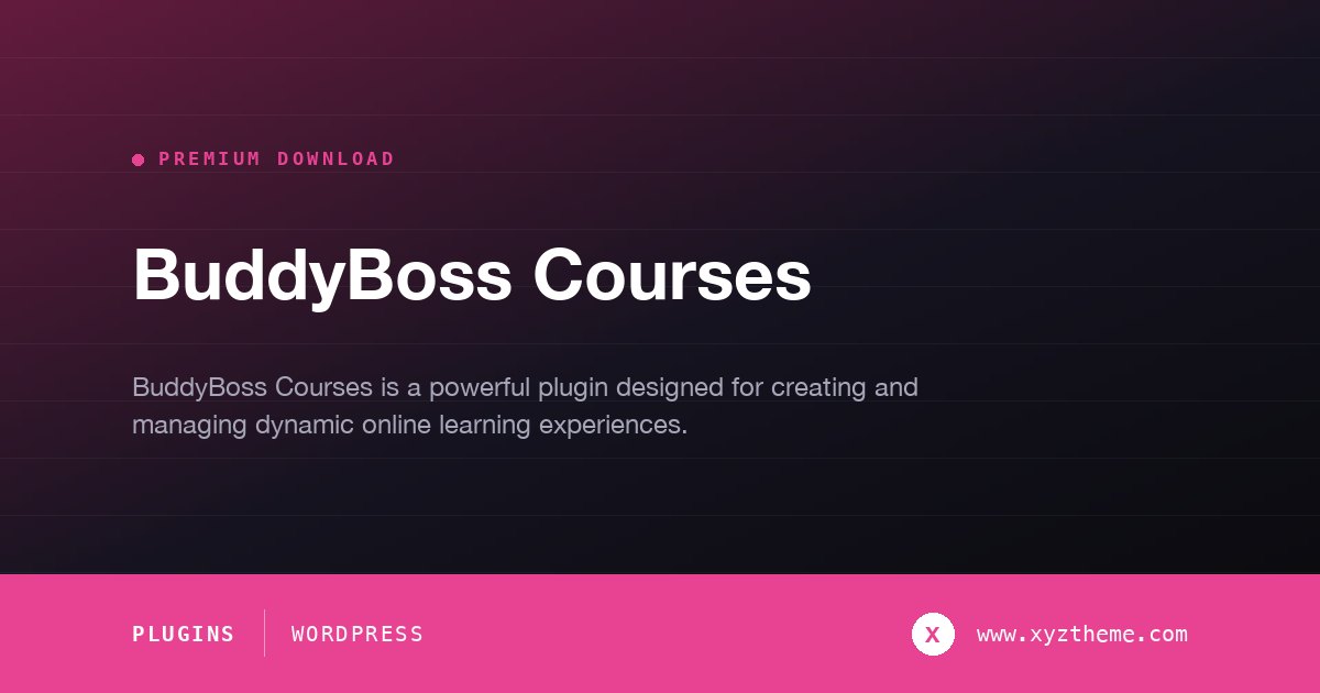 BuddyBoss Courses