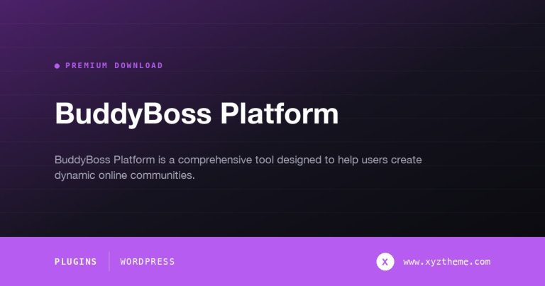 BuddyBoss Platform