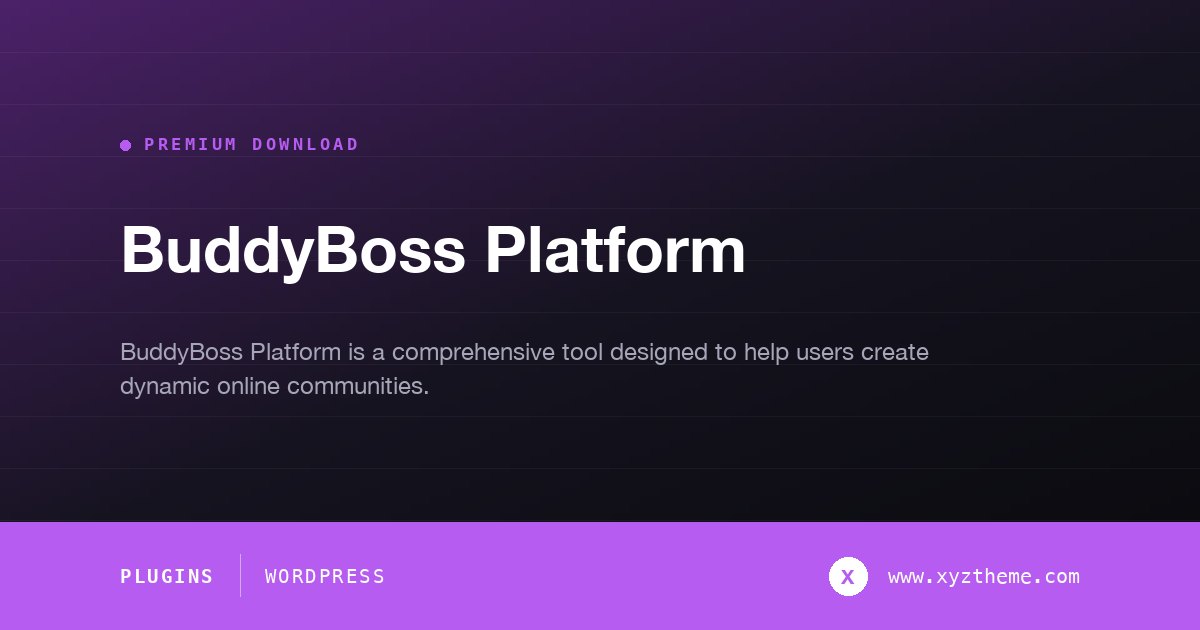 BuddyBoss Platform