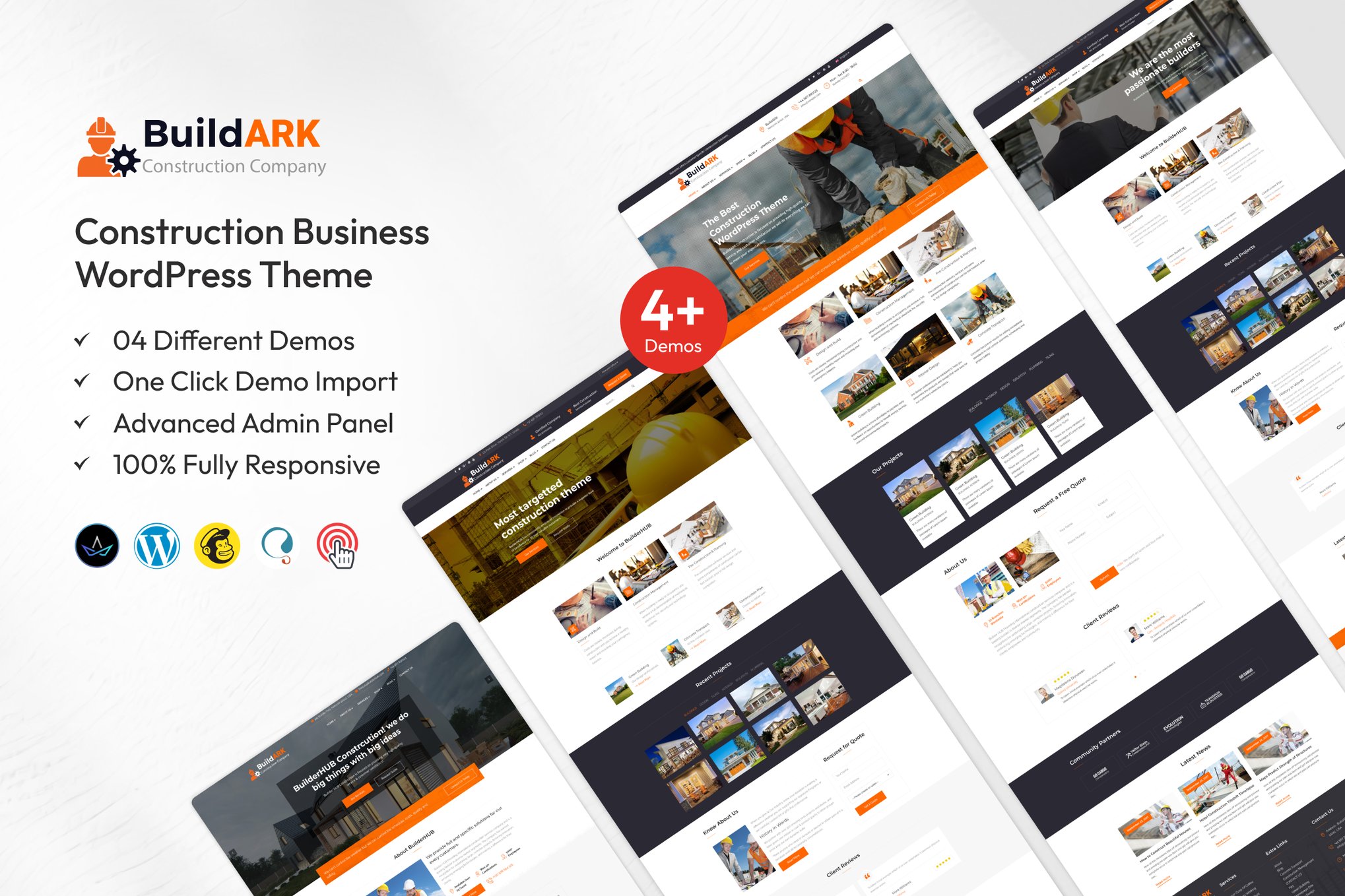 BuildARK- Construction Business WordPress Theme