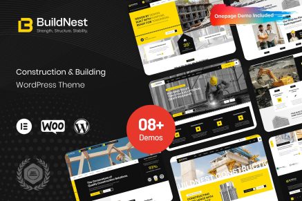 Buildnest – Construction WordPress Theme