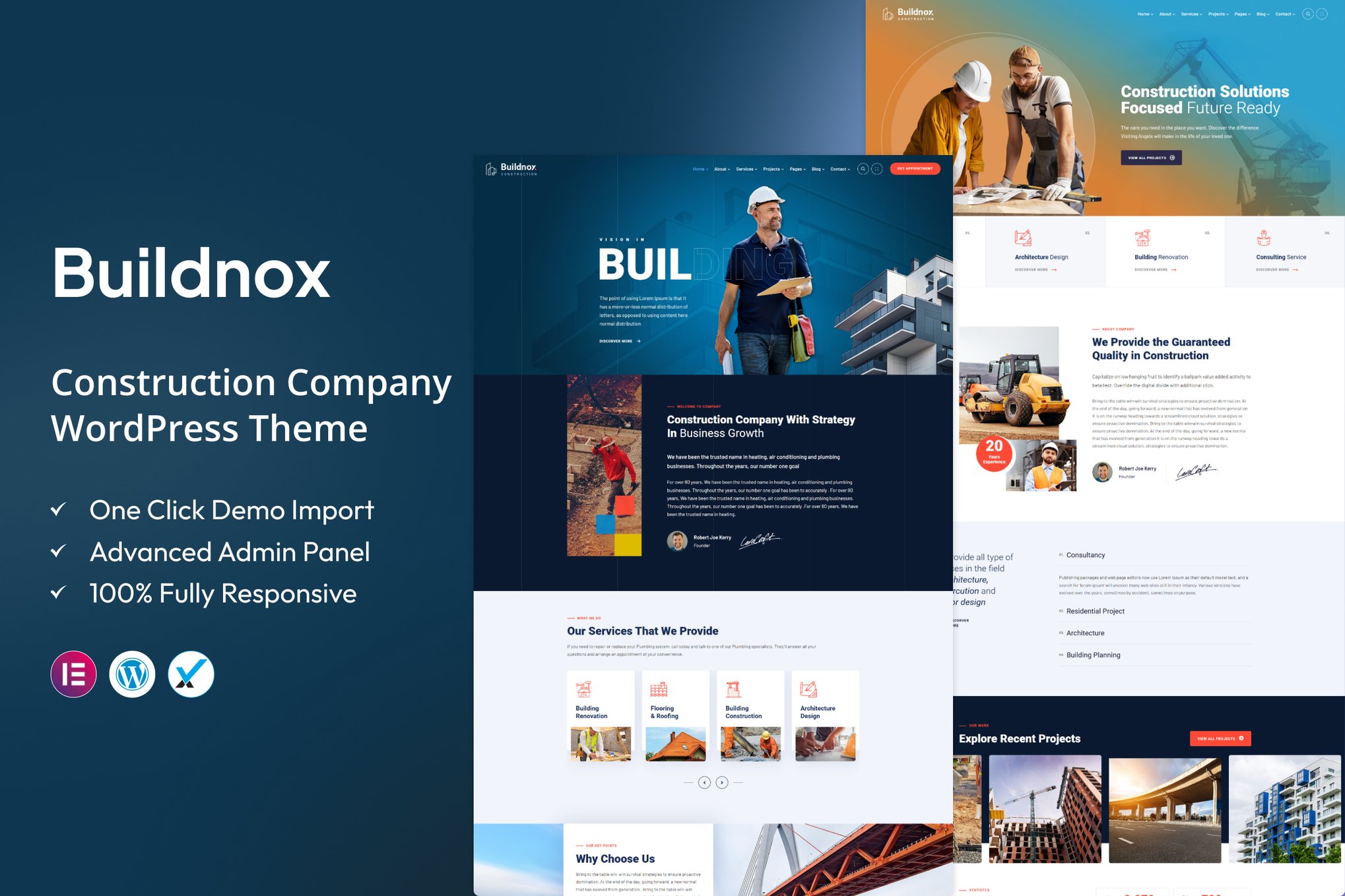 Buildnox – Construction Company WordPress Theme