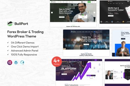 BullPort – Forex Broker & Trading WordPress Theme