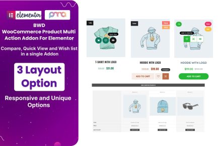 BWD WooCommerce Product Multi Action Addon
