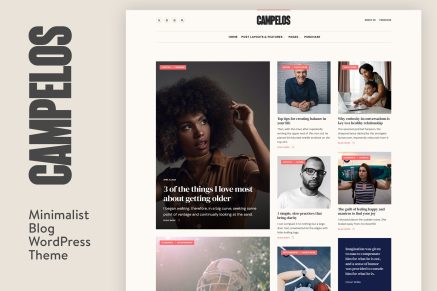 Campelos – A Beautifully Crafted Blog Theme