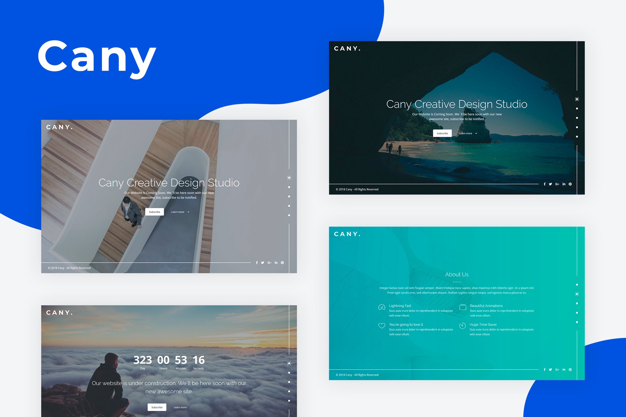 Cany – Responsive Coming Soon Template