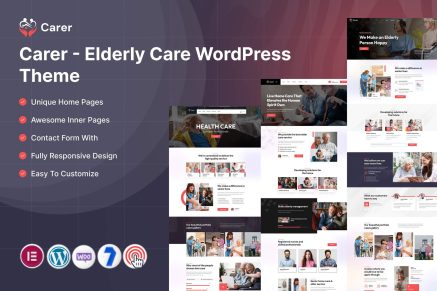 Carer – Elderly Care WordPress Theme