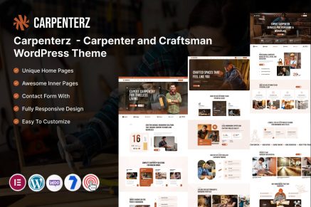 Carpenterz – Carpenter Craftsman WordPress