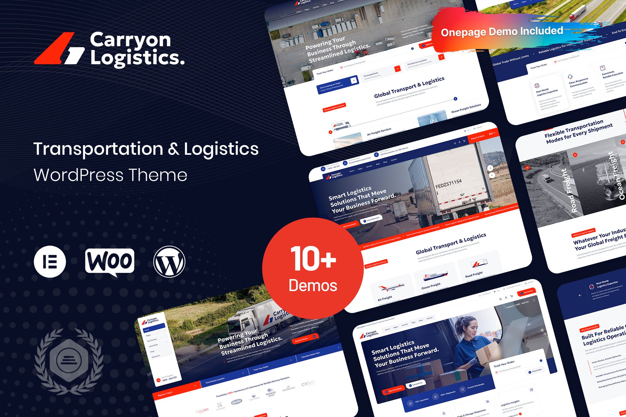 Carryon – Transportation & Logistics Theme