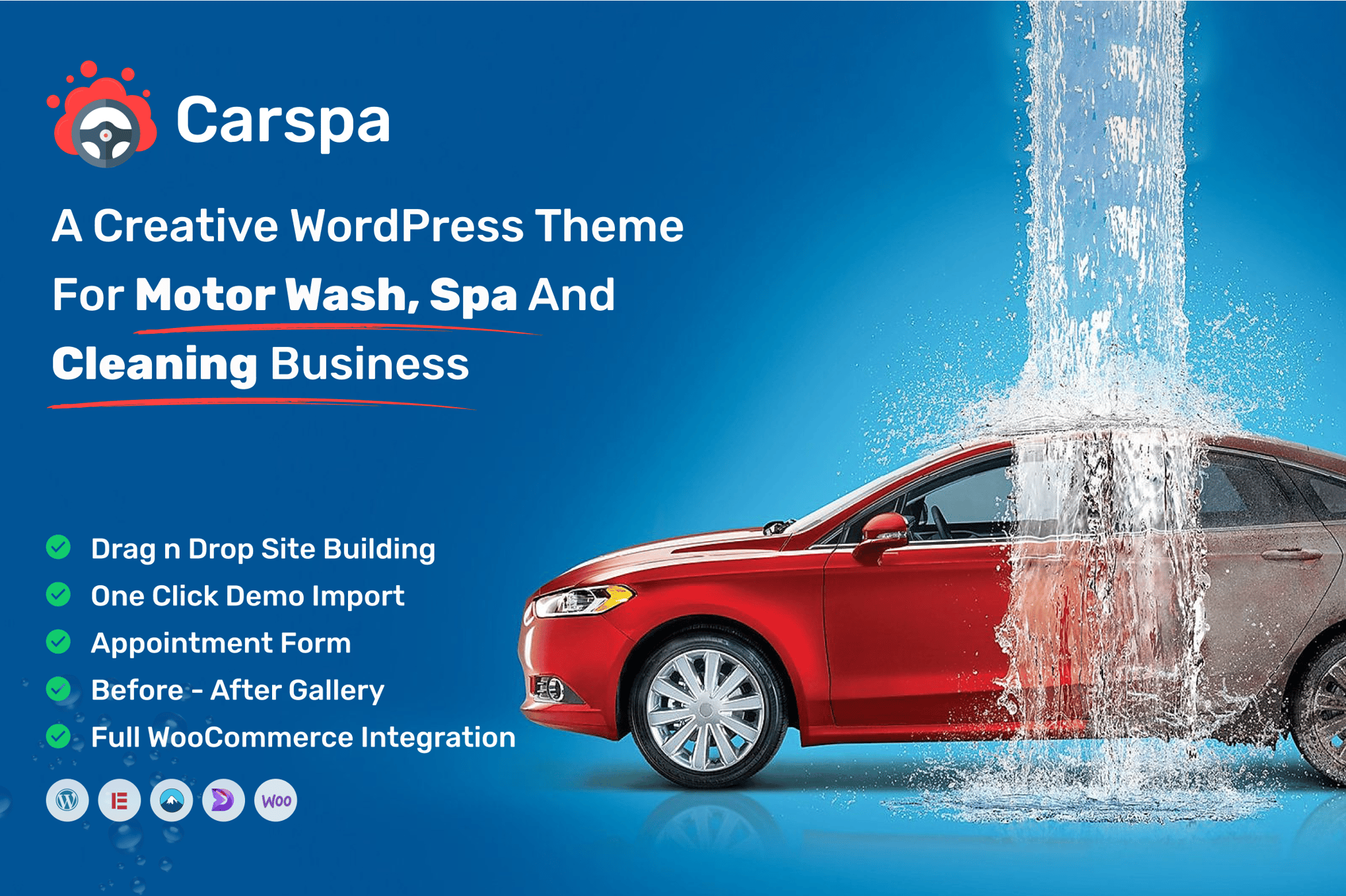 Carspa – Car Wash & Auto Detailing WordPress Theme