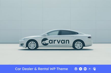 Carvan – Car Rental & Listing WordPress Theme