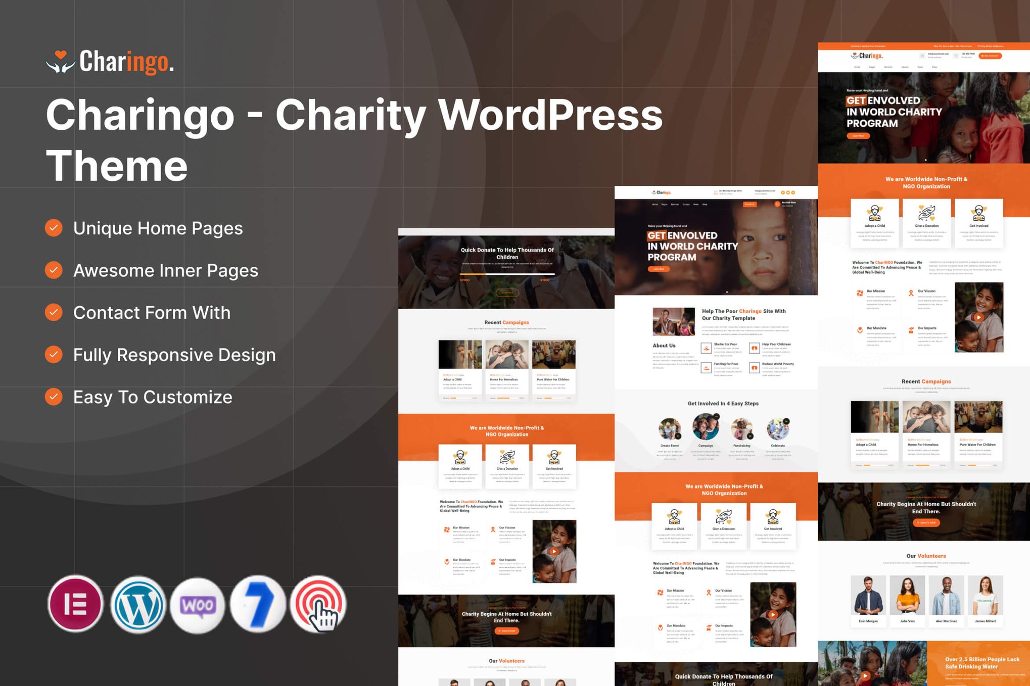 Charingo – Charity WordPress Theme