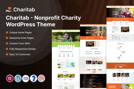 Charitab – Nonprofit Charity WordPress Theme