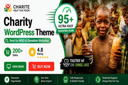 Charite – Charity & Donation WordPress Theme