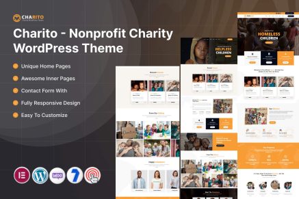 Charito – Nonprofit Charity WordPress Theme