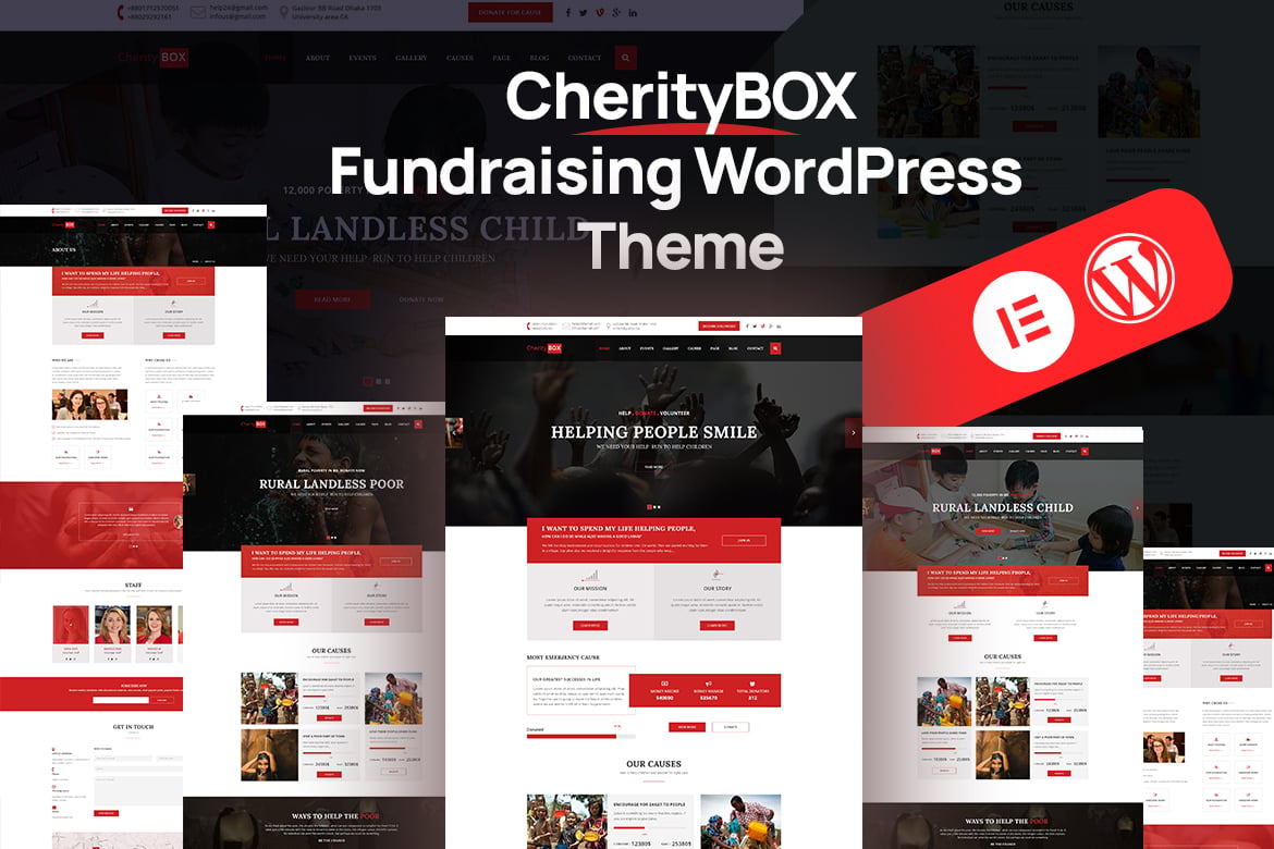 CharityBOX- Fundraising WordPress Theme