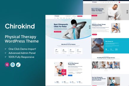 Chirokind – Physical Therapy WordPress Theme