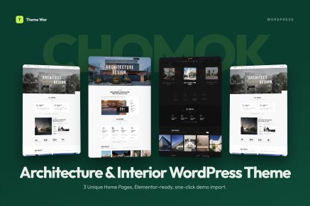 Chomok – Modern Architecture & Interior WordPress