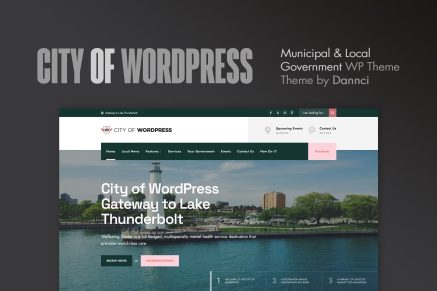 City of WP – Municipal & Local Government WordPress Theme