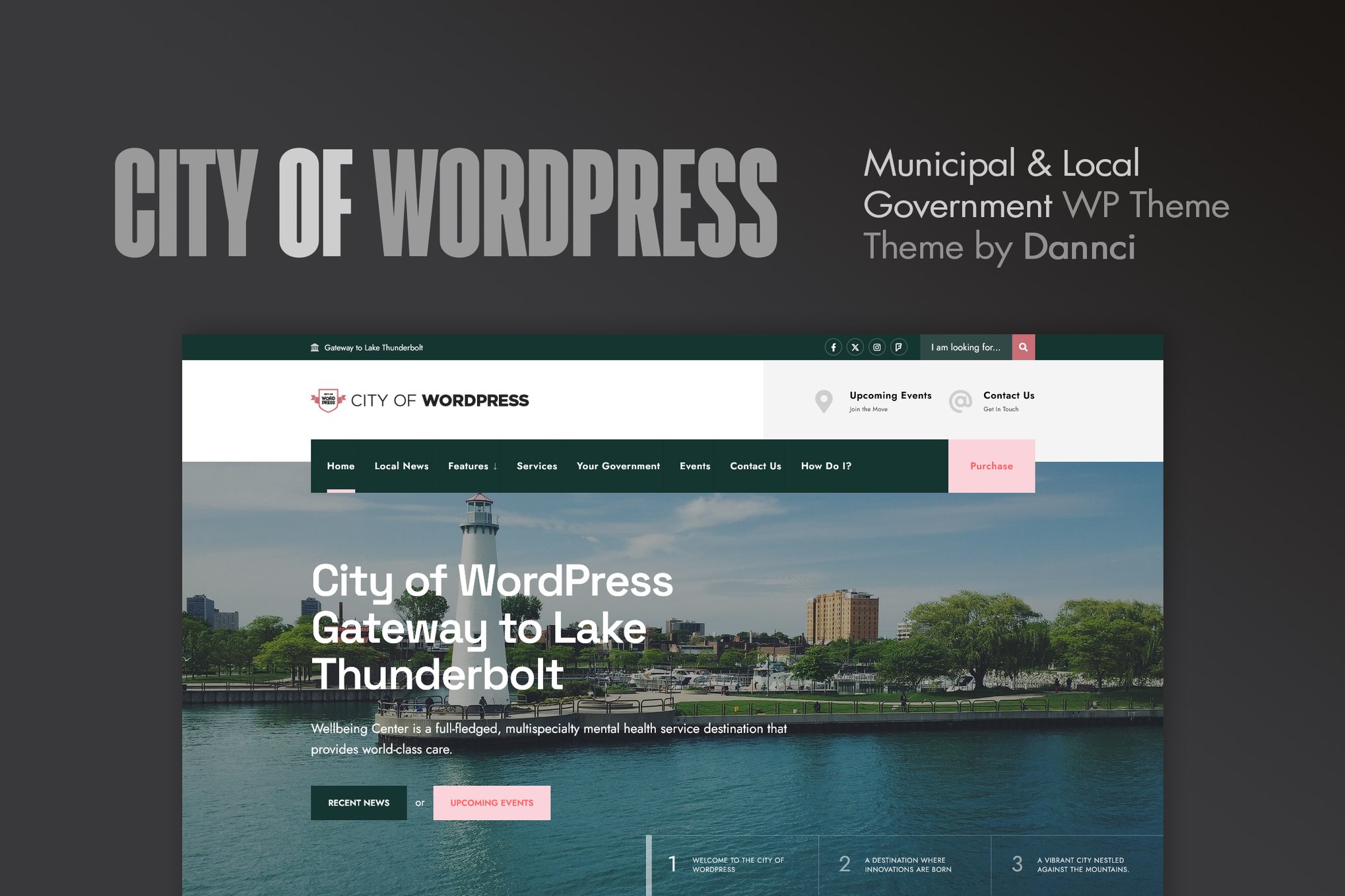 City of WP – Municipal & Local Government WordPress Theme