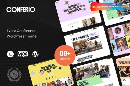 Conferio – Event Conference WordPress Theme