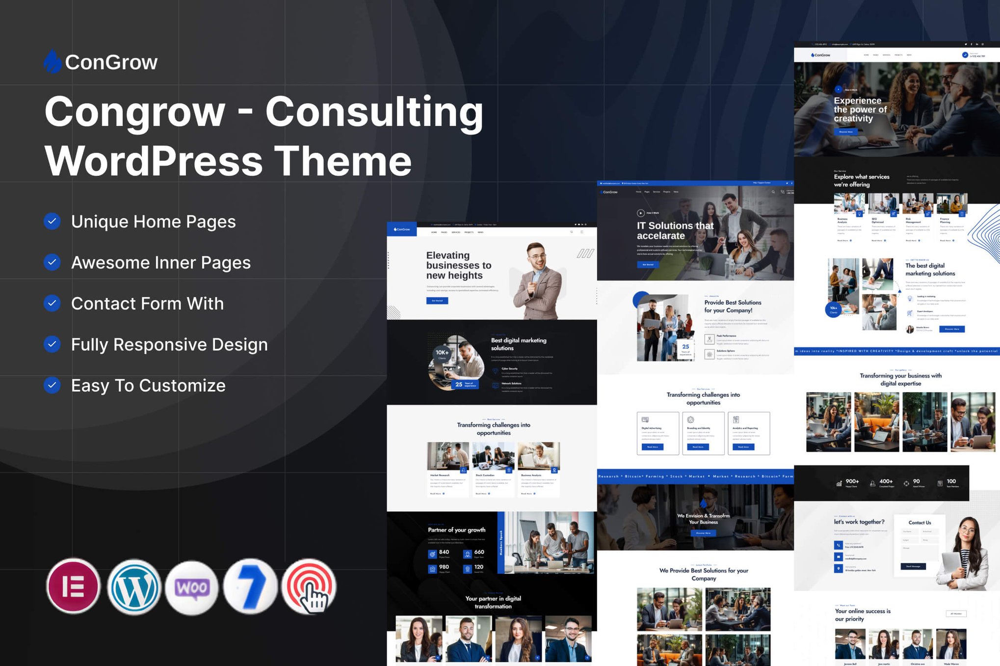 Congrow – Consulting WordPress Theme
