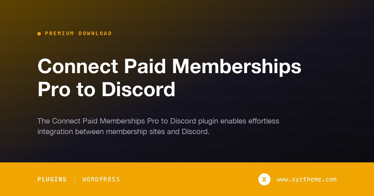 Connect Paid Memberships Pro to Discord