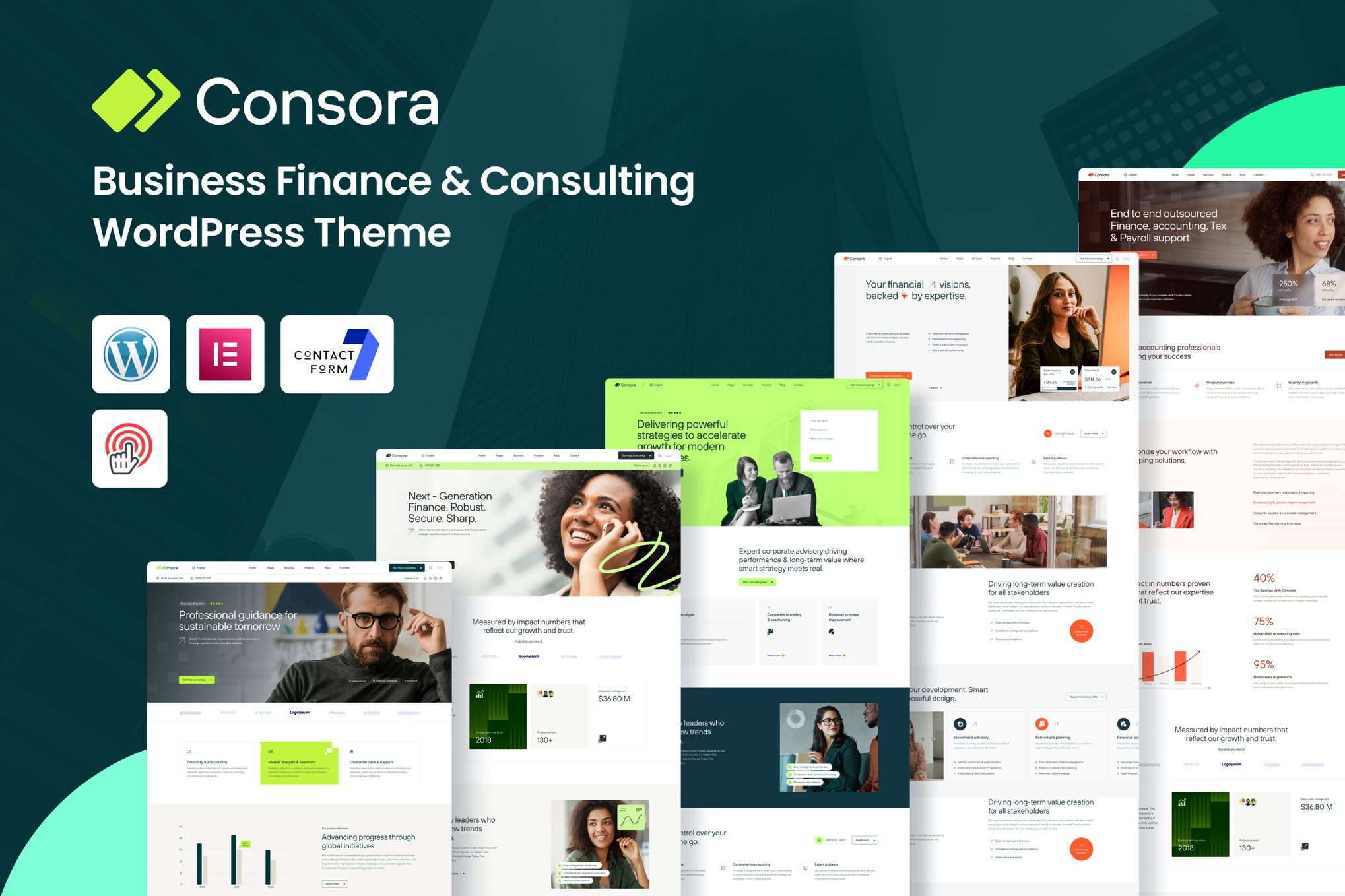 Consora – Business Finance & Consulting WordPress Theme